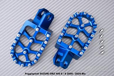 Poggiapiedi SUZUKI DRZ 400 E / S 2000 - 2024 Blu
