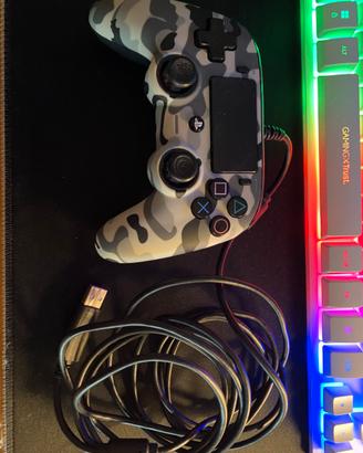 Controller PS4 con cavo