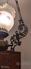 lampadario in ferro battuto 