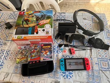 Nintendo Switch + Ring Fit + accessori