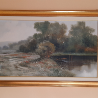 Quadro olio su tela Raffaele Fiore