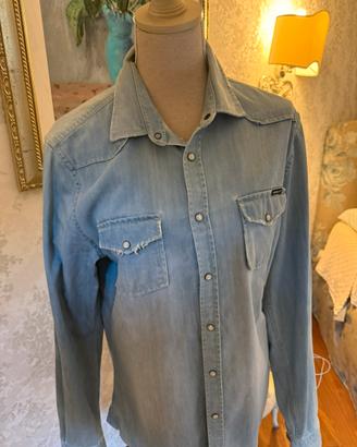 Camicia denim fred mello