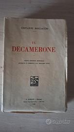 Il decamerone - Giovanni Boccaccio - vintage 1930