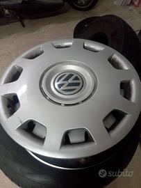 cerchi 5x112 volswagen con copricerchi