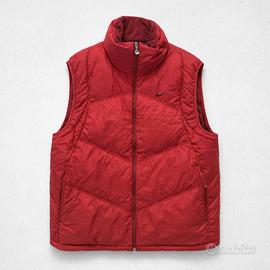 Gilet rosso Nike con zip