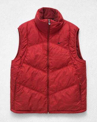 Gilet rosso Nike con zip
