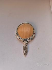 specchio a mano vintage