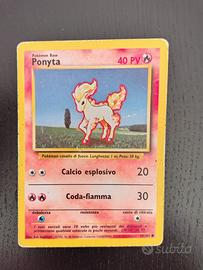 ponyta anni 90 carte pokemon