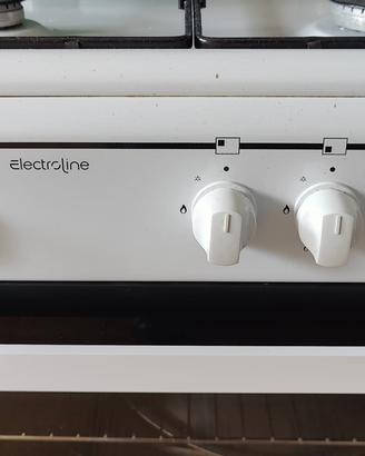 Cucina Electroline GAS 4 fuochi + forno