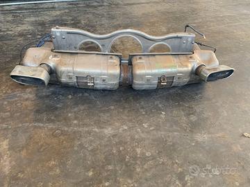 Marmitta completa di 2 catalizzatori Porsche 997