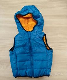 Giubbotto bambino smanicato 9-12 mesi