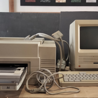 Apple Macintosh SE con Laser Writer II