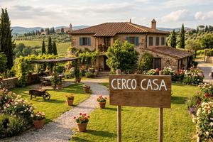 Casa singola o a schiera con giardino