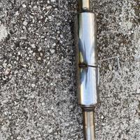 Terminale inox 60mm