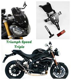 Triumph Speed Triple ricambi scarico portatarga