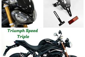 Triumph Speed Triple ricambi scarico portatarga