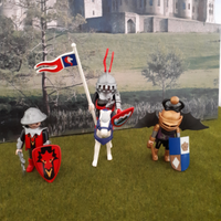Set Playmobil Knights 3 cavalieri