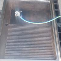 Bistecchiera due fuochi DESCO gas gpl