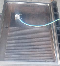 Bistecchiera due fuochi DESCO gas gpl