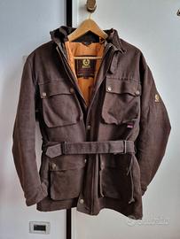 Belstaff UOMO DOPPIA GIACCA COTONE MARRONE Tg. L