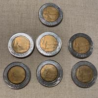 7 Monete da 500 Lire