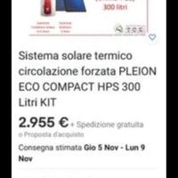 Sistema solare termico PLEION