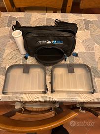 Marsupio da pesca a eging/spinning e scatole