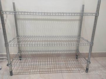 scaffale acciaio