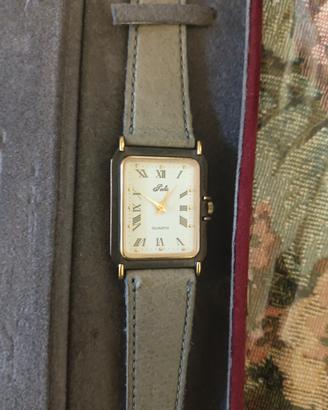 Orologio Vintage POLIS Quarz stile Tank nuovo 
