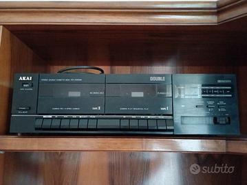 stereo double cassette AKAI