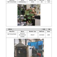 Rettifiche - rullatrici - centro di lavoro - torni