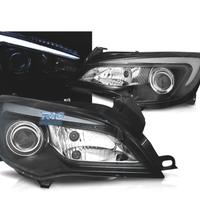 FARI PER OPEL ASTRA J 10-15 A TUBO LED NERO