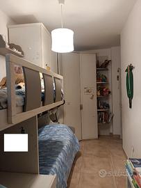 cameretta soppalco ad angolo con cabina giessegi