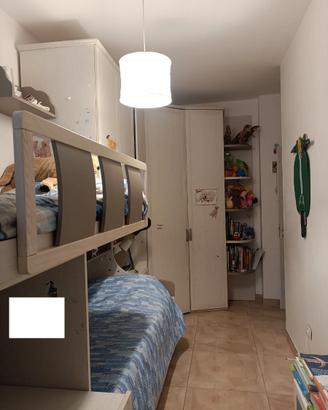 cameretta soppalco ad angolo con cabina giessegi