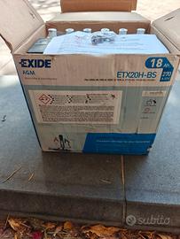 Batteria Exide ETX20H-BS per moto scooter ecc