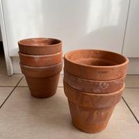 Lotto 6 vasi in terracotta