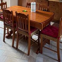 TAVOLO DA CUCINA CON SEDIE RUSTICO