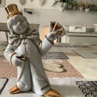 Soprammobile statuina Capodimonte e swarovski