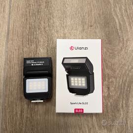 Mini flash continuo veloce per fotocamere