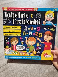 gioco in scatola tabelline e problemini