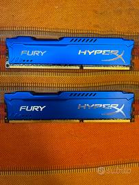 Ram HyperX fury 16GB (2x8GB) ddr3