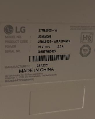 Monitor PC LG 27