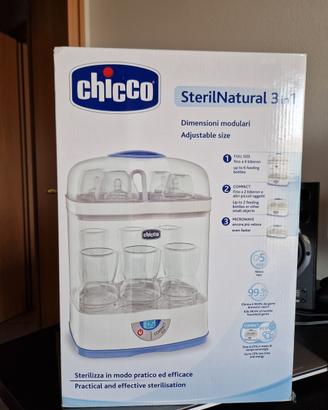 Chicco SterilNatural 3 in 1 - Sterilizzatore elett