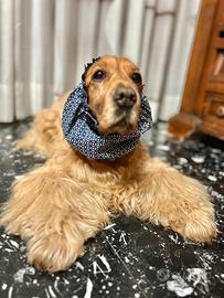 Snood Paraorecchie Cocker Regolabile in Cotone
