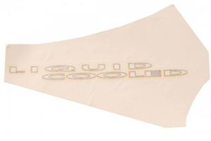 Coppia adesivi scudo anteriore Piaggio NRG RST MC2