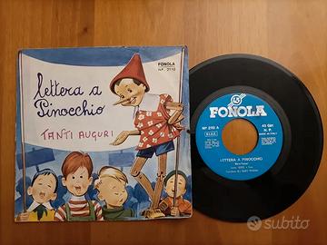Vinile 45 giri Lettera a Pinocchio