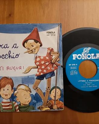 Vinile 45 giri Lettera a Pinocchio