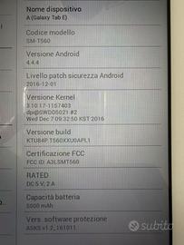 Tablet Samsung A (Galaxy Tab E)