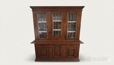 Credenza Cristalliera in Stile Arte Povera