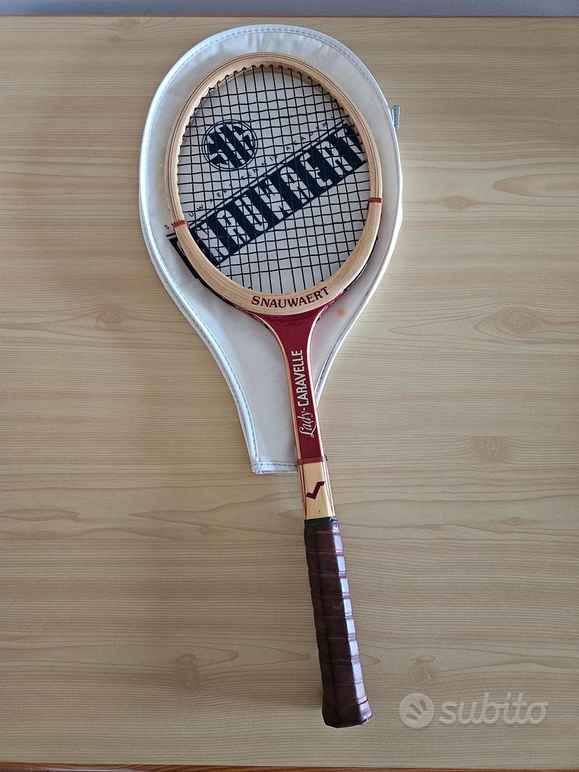 Raquette tennis en bois - Snauwaert- sport rétro vintage - Collection